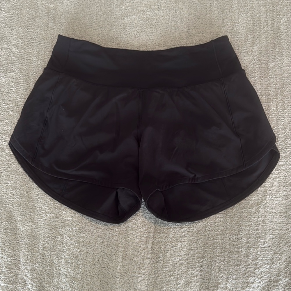 Lululemon Speed Up Lined Short 4”, size 4